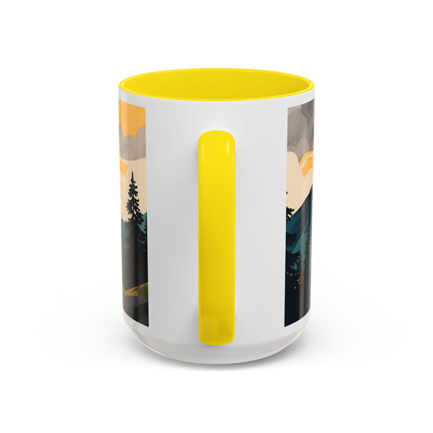 Faith Can Move Mountains Coffee Mug — Matthew 17:20 Inspirational Accent Mug