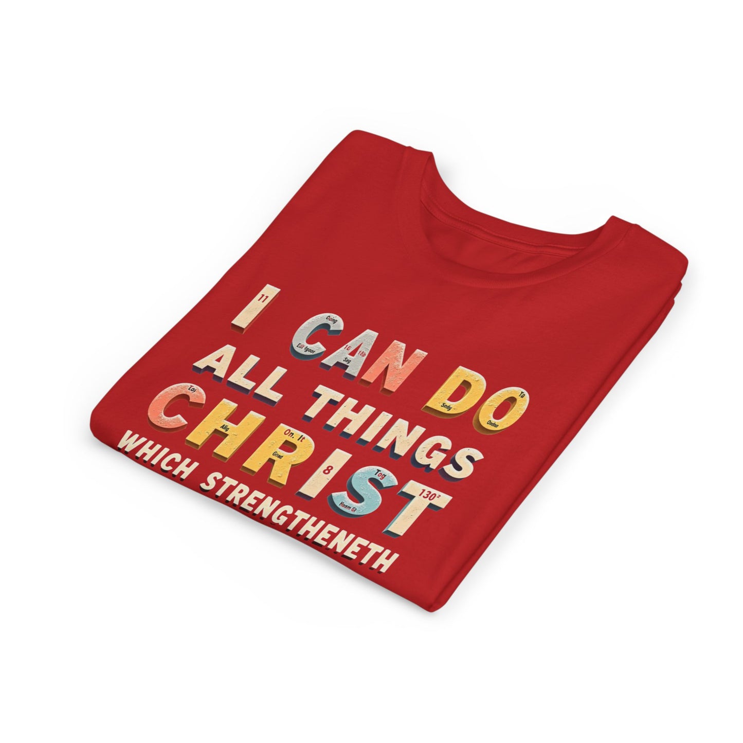 I Can Do All Things Christ Youth Tee | Philippians 4:13 Christian Kids Shirt