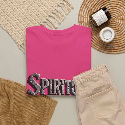 Spiritual Warrior T-Shirt — Gothic Lettering Faith & Strength Tee