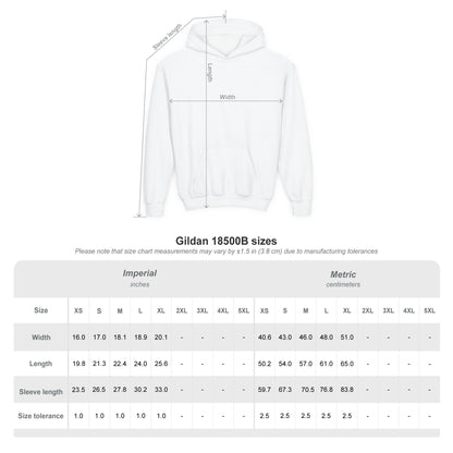 Youth Hoodie — "Fearfully & Wonderfully Made" Christian Kids Sweatshirt (Psalm 139:14)