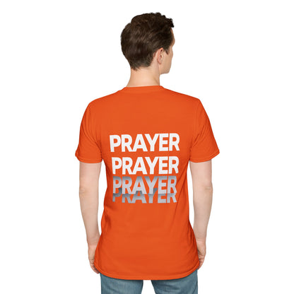 Prayer Repeat T-Shirt | Bold Spiritual Graphic Tee Gift
