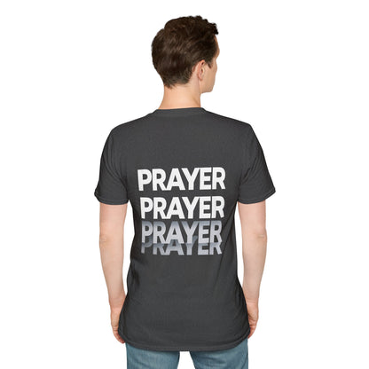 Prayer Repeat T-Shirt | Bold Spiritual Graphic Tee Gift