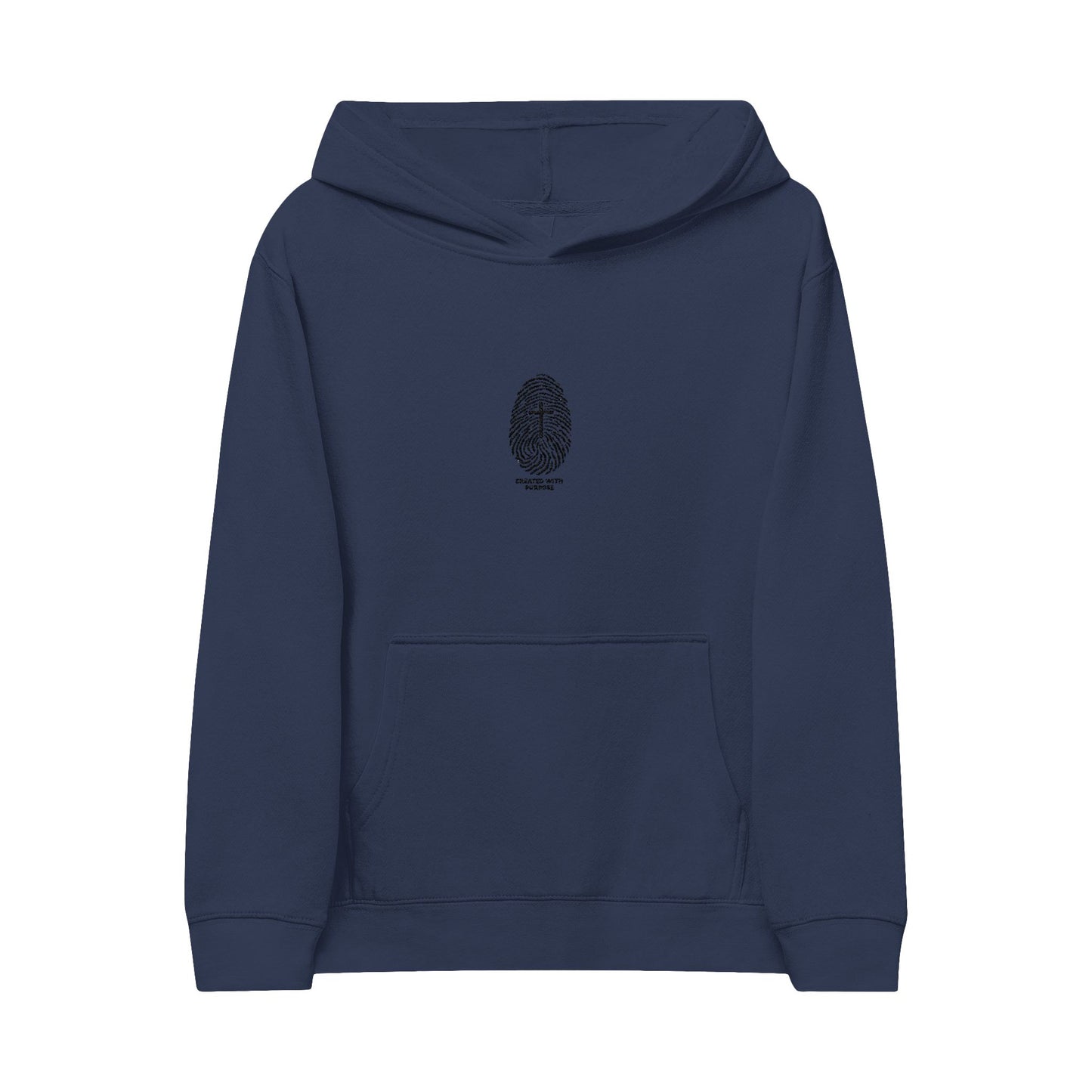 Kids Embroidered Fleece Hoodie — Soft Cozy Layer for Play & Park