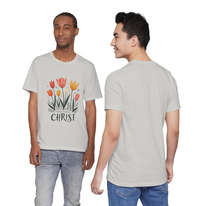 Tulip Floral Faith Shirt | Christian Spring Tee | Unique Gifts for Moms & Teens