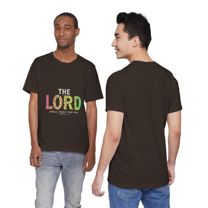 The LORD multicolor mosaic Tee | T-Shirt, Christian faith typography