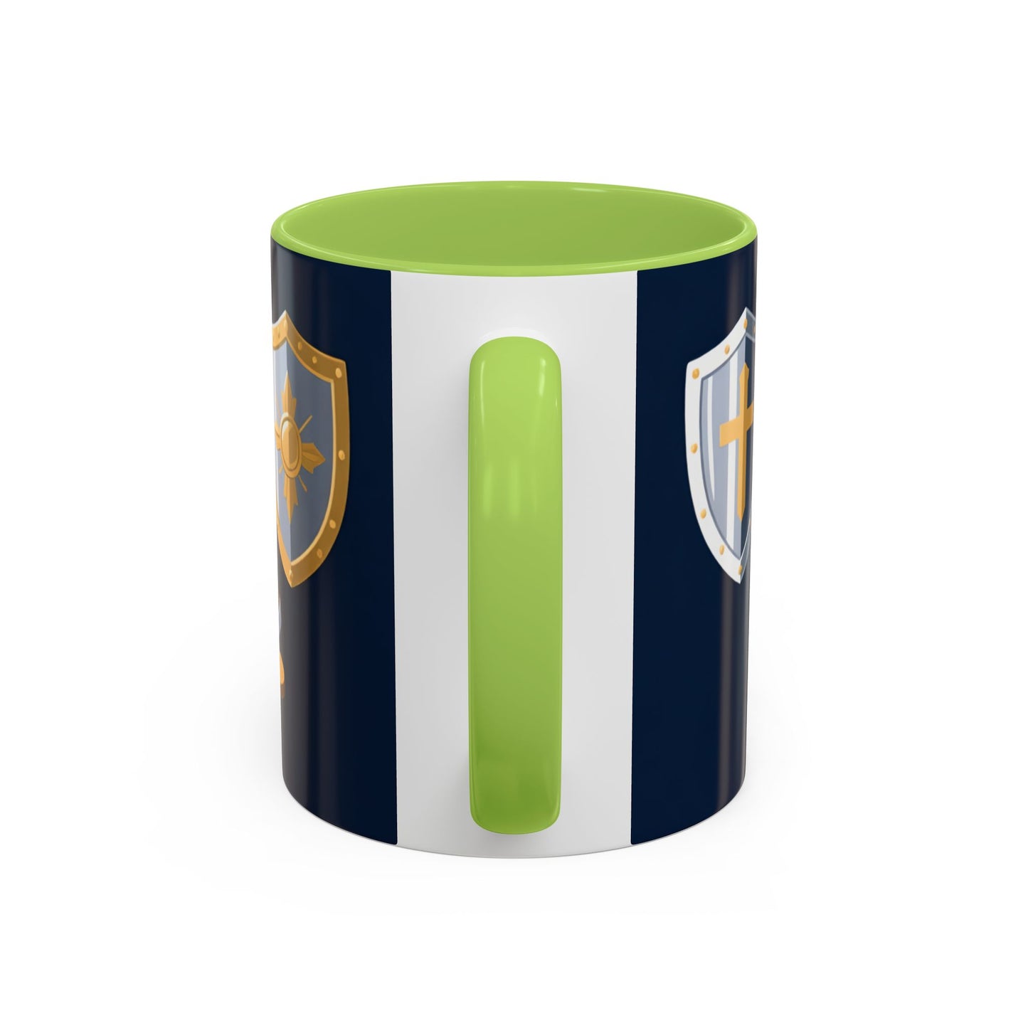Christian Knight Coffee Mug — “Suit Up Daily” Accent Ceramic Mug
