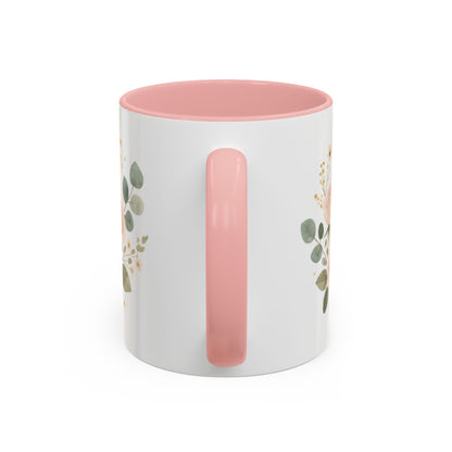 Christian Coffee Mug - "God Says You Are" Floral Inspirational Mug (11/15oz)