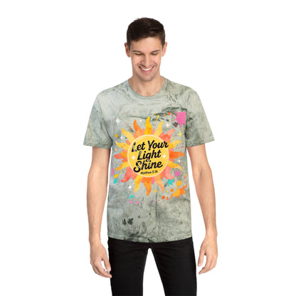 Christian Sunburst Graphic Tee - Let Your Light Shine Unisex T-Shirt