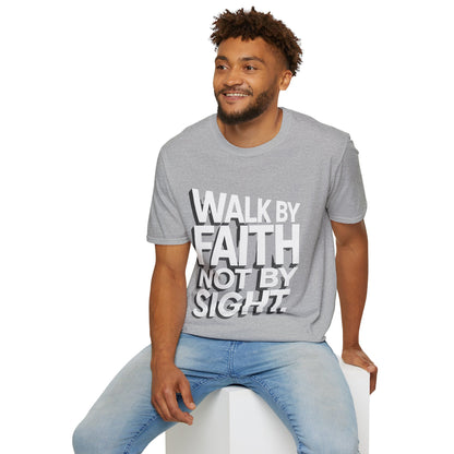 Walk By Faith T-Shirt — Womens/Mens Faith Graphic Tee