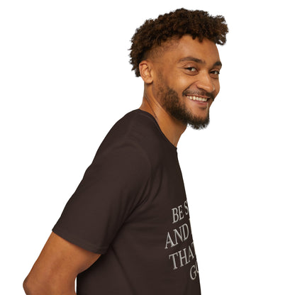 Be Still and Know T-Shirt — Inspirational Christian Faith Tee