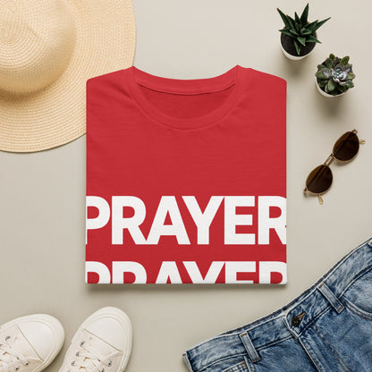 Prayer Repeat T-Shirt | Bold Spiritual Graphic Tee Gift