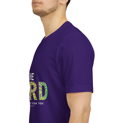 The LORD multicolor mosaic Tee | T-Shirt, Christian faith typography