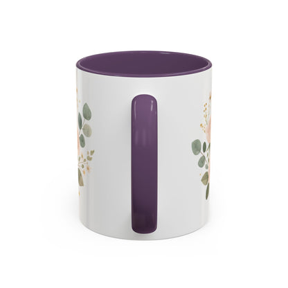 Christian Coffee Mug - "God Says You Are" Floral Inspirational Mug (11/15oz)