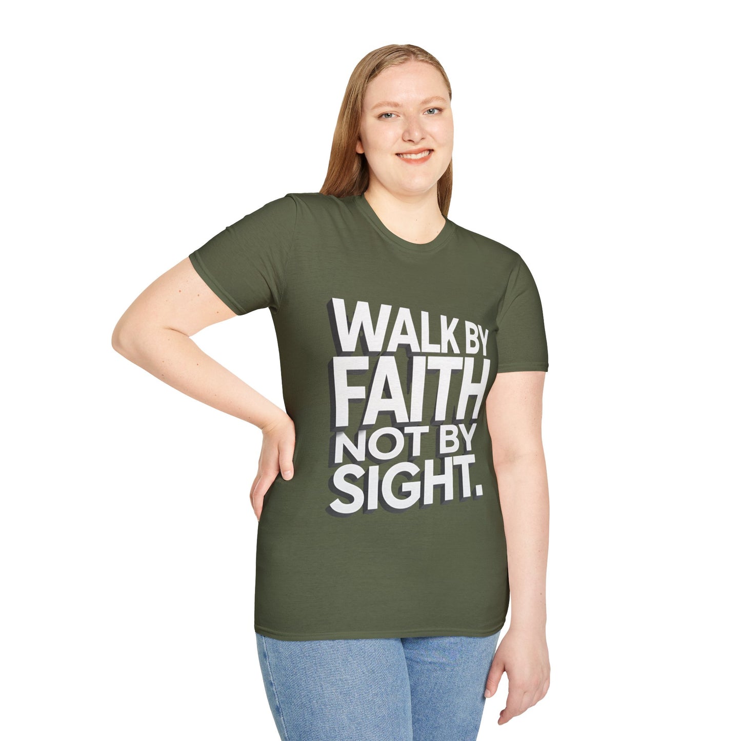 Walk By Faith T-Shirt — Womens/Mens Faith Graphic Tee