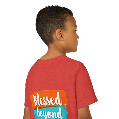 Blessed Beyond Measure Youth Tee | Inspirational Kids Shirt, Faith Design