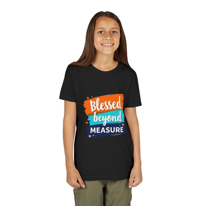Blessed Beyond Measure Youth Tee | Inspirational Kids Shirt, Faith Design