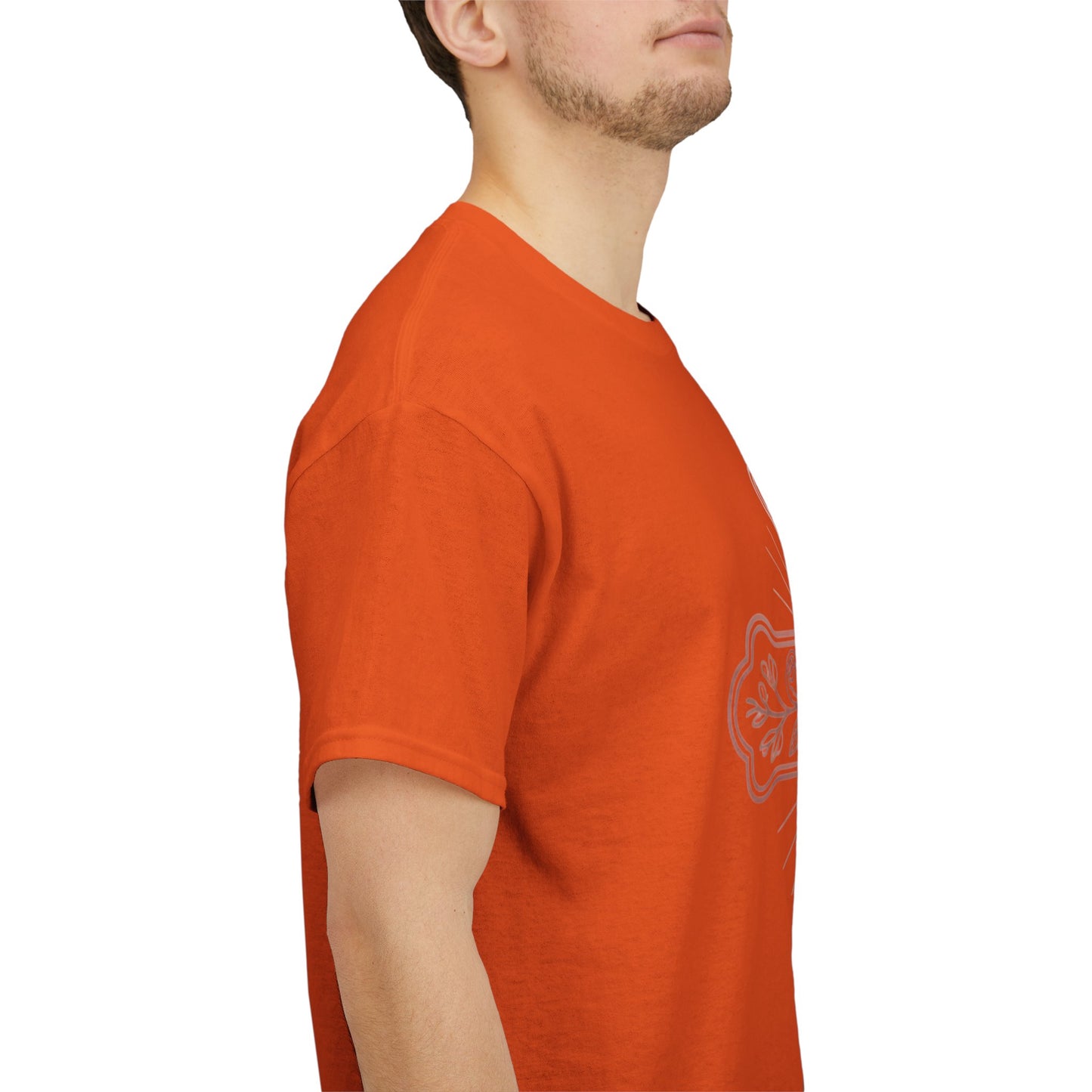 Floral Cross Tee – Delicate Pink Botanical Christian T-Shirt