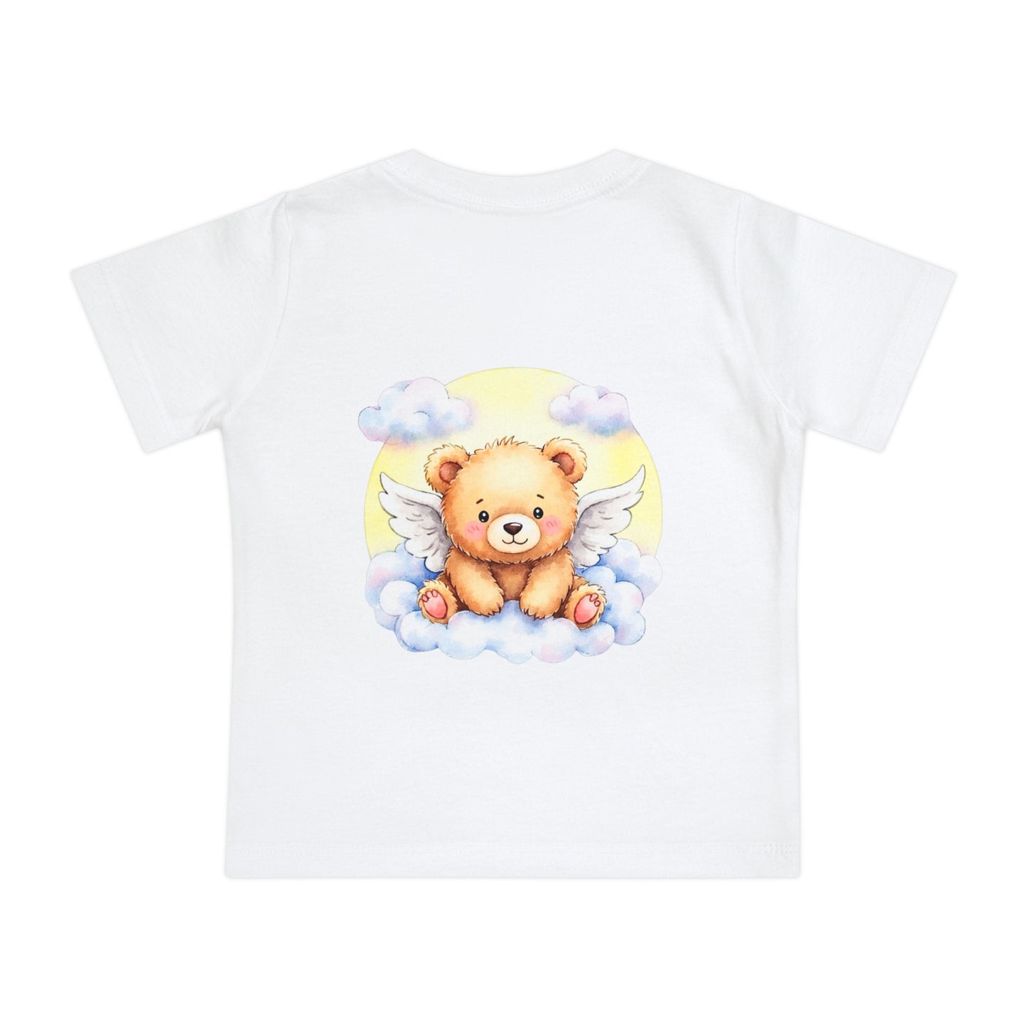 Baby T-Shirt — Personalized "God's Little Angel" Teddy Design