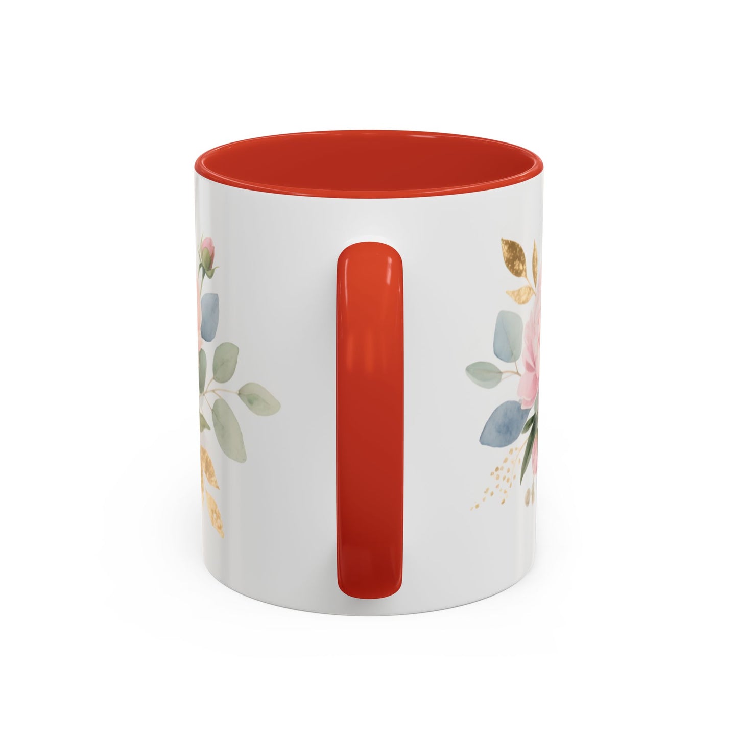 Grace Upon Grace Floral Coffee Mug — John 1:16 Scripture Accent Mug