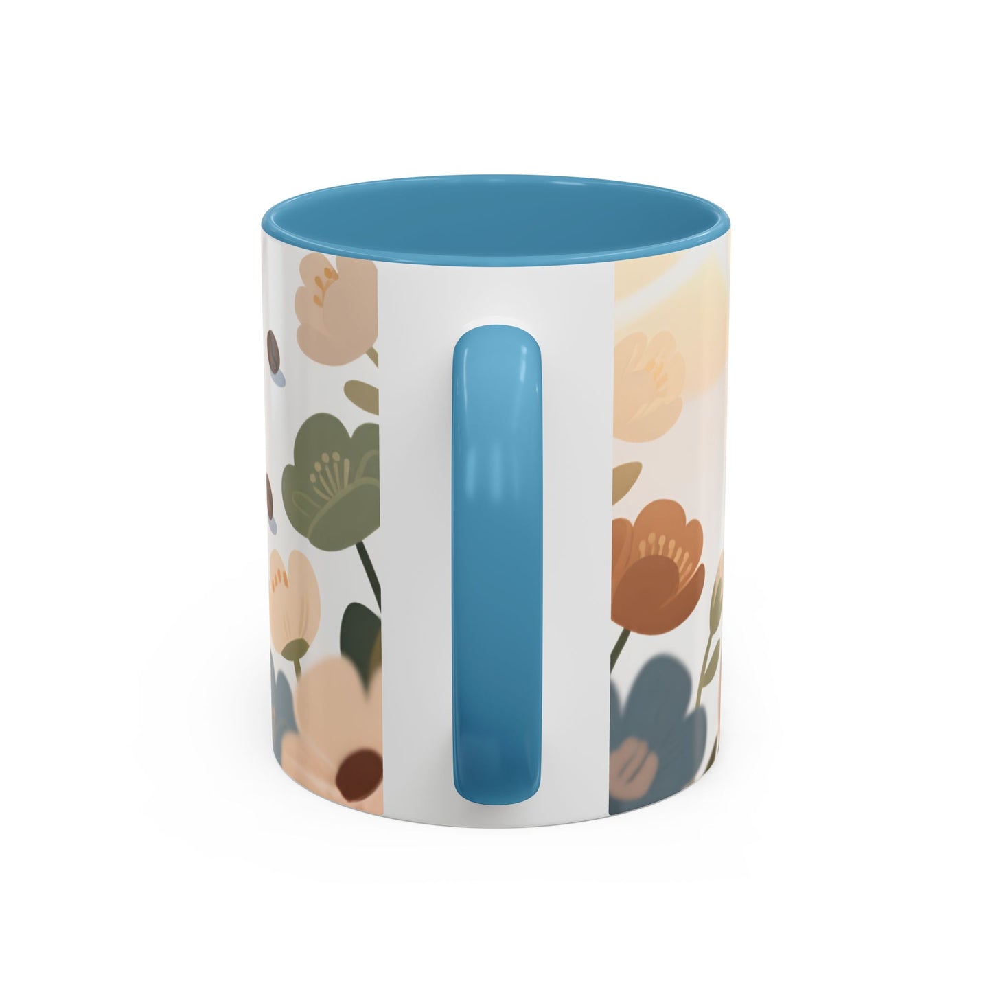 Prayer Then Coffee Mug — Christian Scripture Coffee Cup (1 Thessalonians 5:17) (Multi Color )