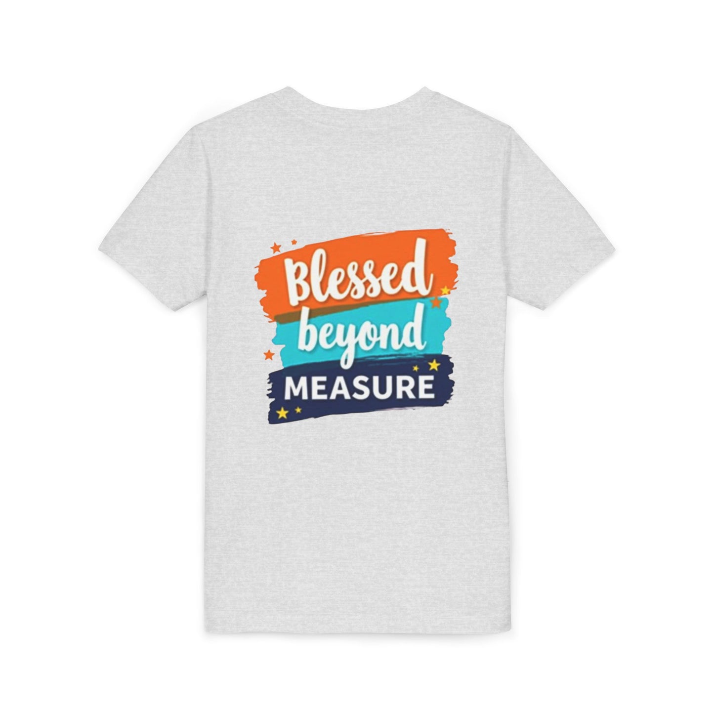 Blessed Beyond Measure Youth Tee | Inspirational Kids Shirt, Faith Design