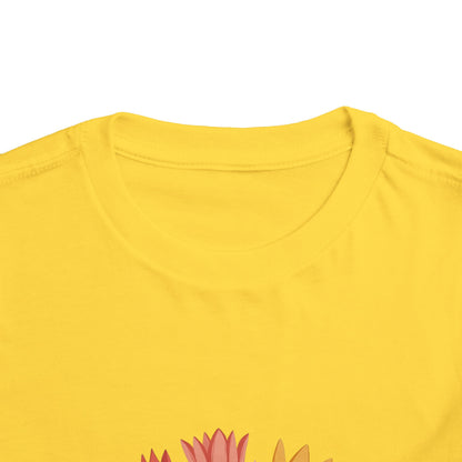 Cute Tulip Floral Christ Tee for Toddlers | Daily Faith Inspiration | Ideal Gift for Kids