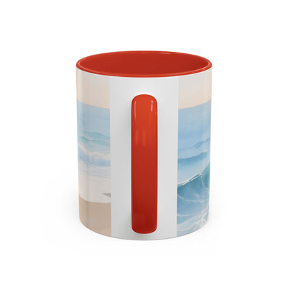 Psalm 46:10 Ocean Coffee Mug – "Be Still and Know That I Am God" Inspirational Ceramic