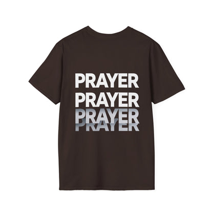 Prayer Repeat T-Shirt | Bold Spiritual Graphic Tee Gift