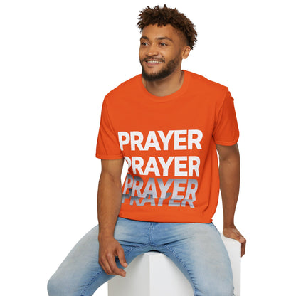 Prayer Repeat T-Shirt | Bold Spiritual Graphic Tee Gift