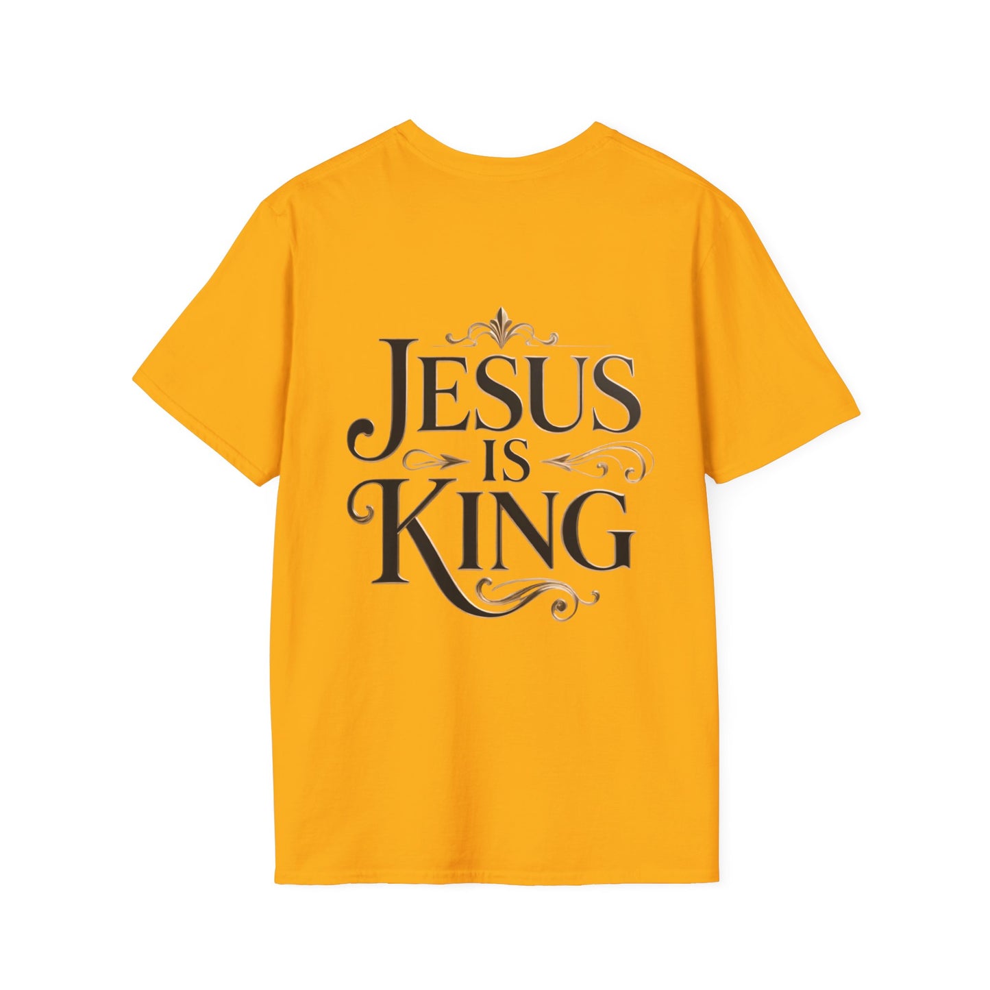 Jesus Is King T-Shirt — Christian Faith Graphic Tee, Inspirational Worship Shirt