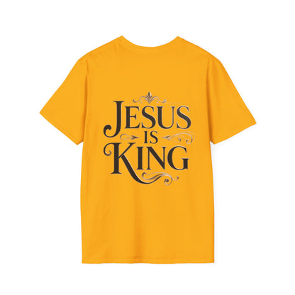 Jesus Is King T-Shirt — Christian Faith Graphic Tee, Inspirational Worship Shirt