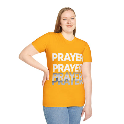 Prayer Repeat T-Shirt | Bold Spiritual Graphic Tee Gift