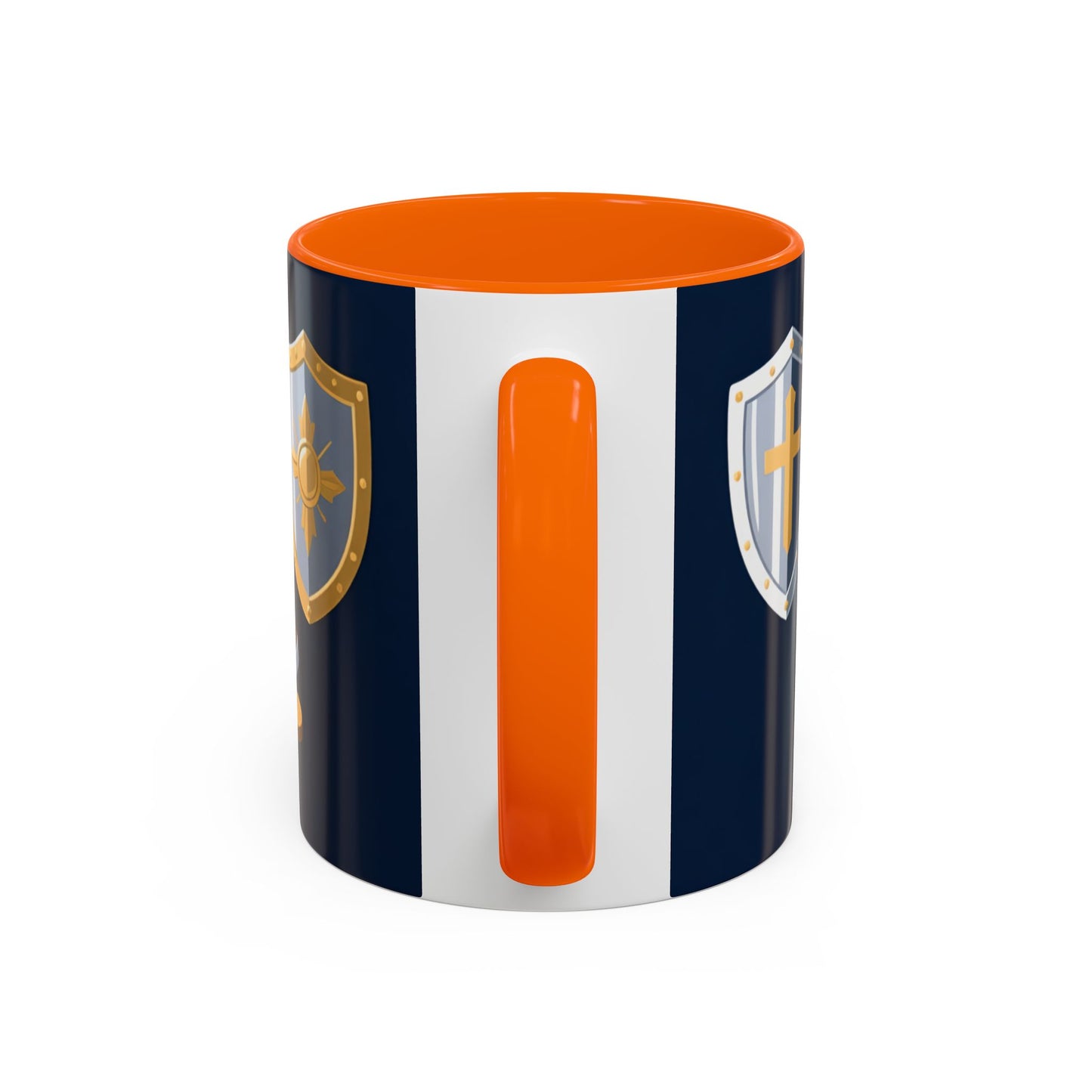 Christian Knight Coffee Mug — “Suit Up Daily” Accent Ceramic Mug