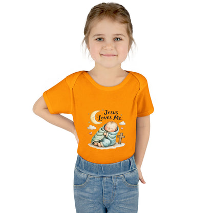 Jesus Loves Me Baby Bodysuit - Infant Christian Onesie for Newborns