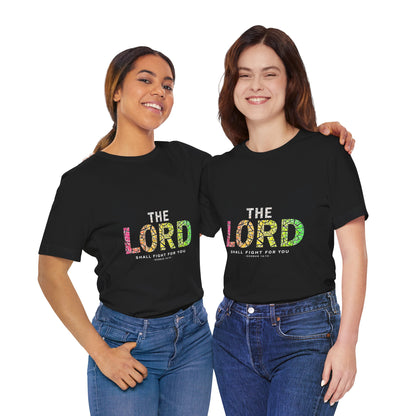 The LORD multicolor mosaic Tee | T-Shirt, Christian faith typography