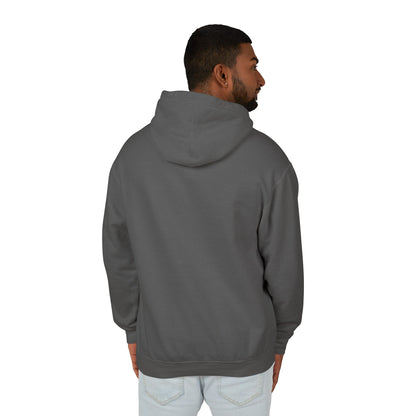 Lightweight Dove-in-Wreath Hoodie — Charcoal Comfort