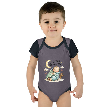 Jesus Loves Me Baby Bodysuit - Infant Christian Onesie for Newborns