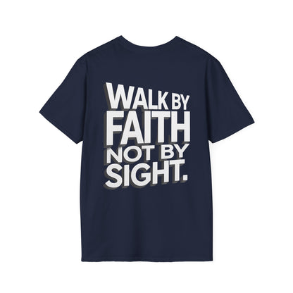 Walk By Faith T-Shirt — Womens/Mens Faith Graphic Tee