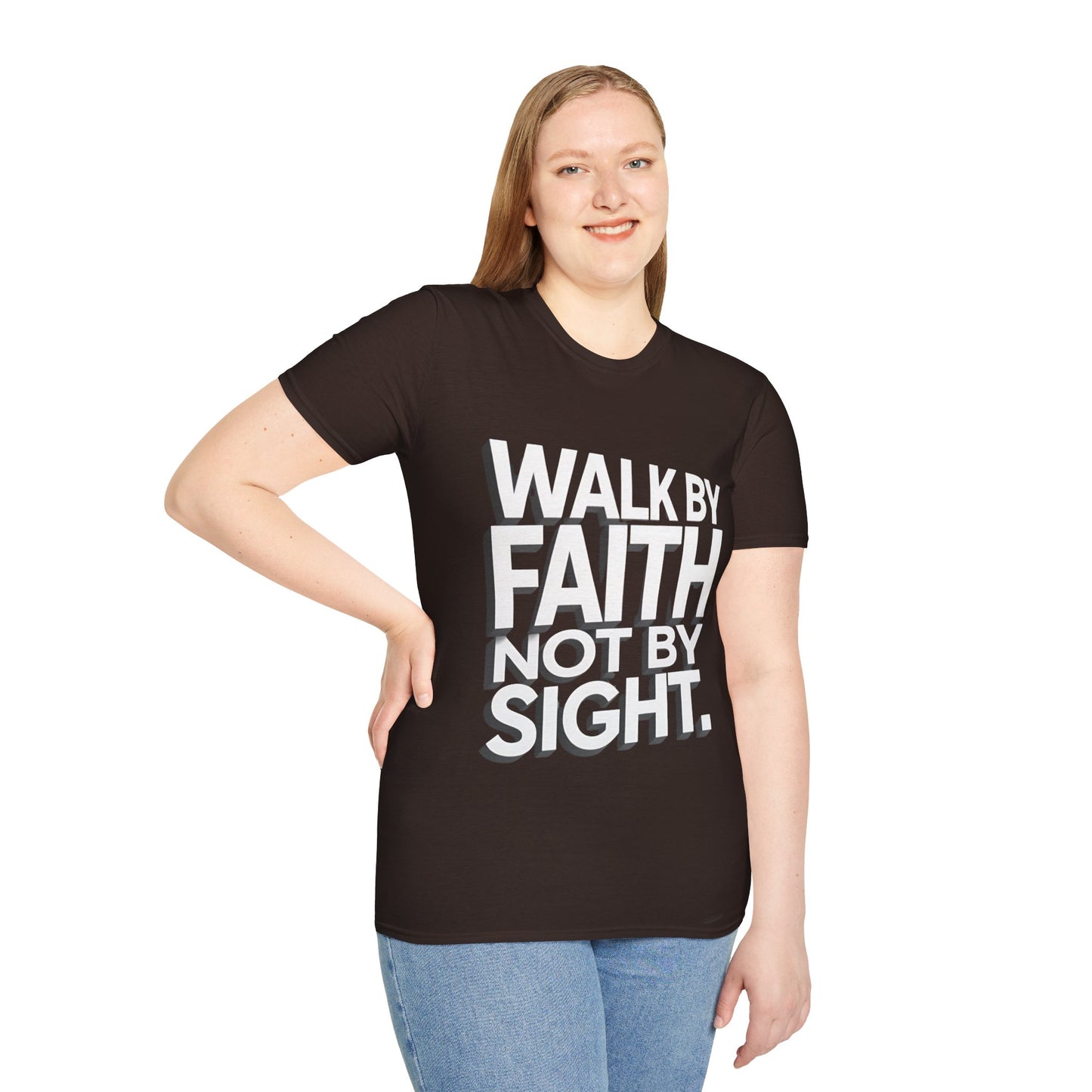 Walk By Faith T-Shirt — Womens/Mens Faith Graphic Tee