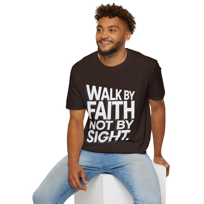 Walk By Faith T-Shirt — Womens/Mens Faith Graphic Tee