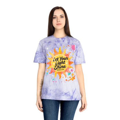 Christian Sunburst Graphic Tee - Let Your Light Shine Unisex T-Shirt