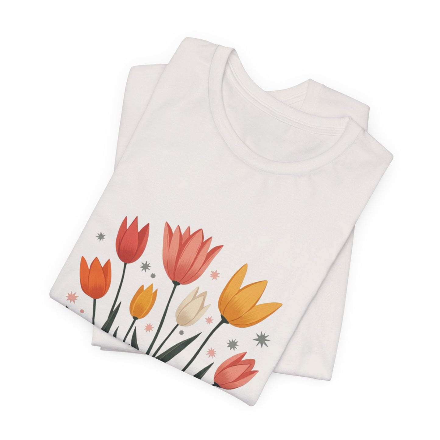 Tulip Floral Faith Shirt | Christian Spring Tee | Unique Gifts for Moms & Teens