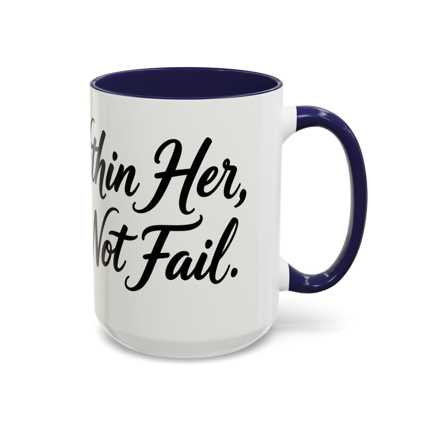 Inspirational Script Coffee Mug — "Strength Lives in Small, Steady Moments" (11/15 oz)