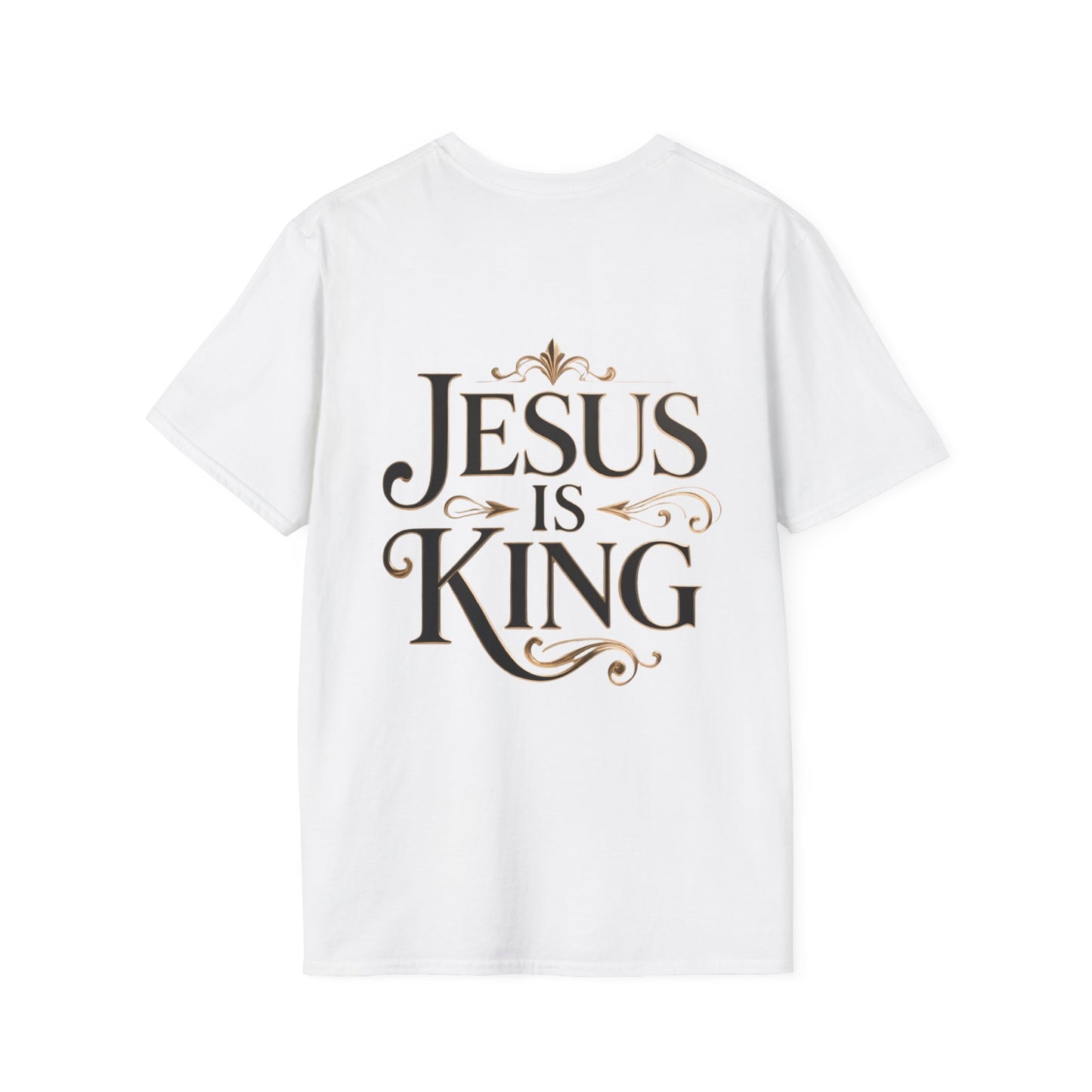 Jesus Is King T-Shirt — Christian Faith Graphic Tee, Inspirational Worship Shirt