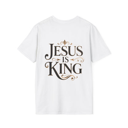 Jesus Is King T-Shirt — Christian Faith Graphic Tee, Inspirational Worship Shirt