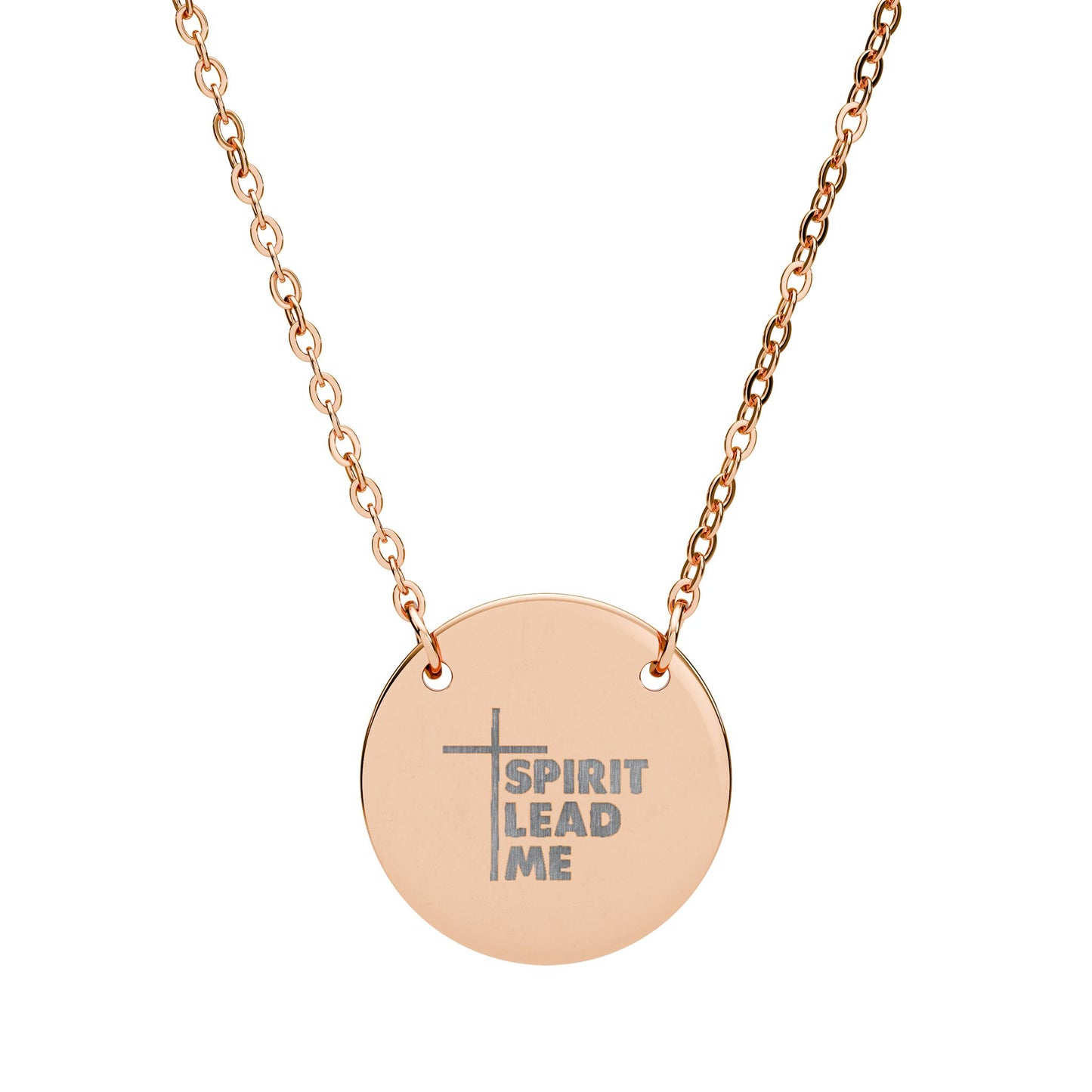 Personalized Engraved Circle Necklace | Pendant Necklace Gift for Mom and Dad