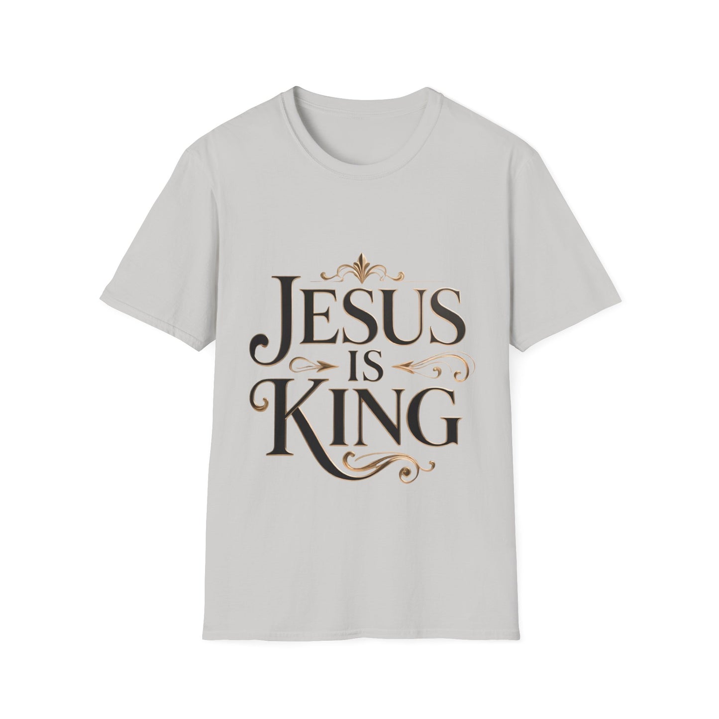 Jesus Is King T-Shirt — Christian Faith Graphic Tee, Inspirational Worship Shirt