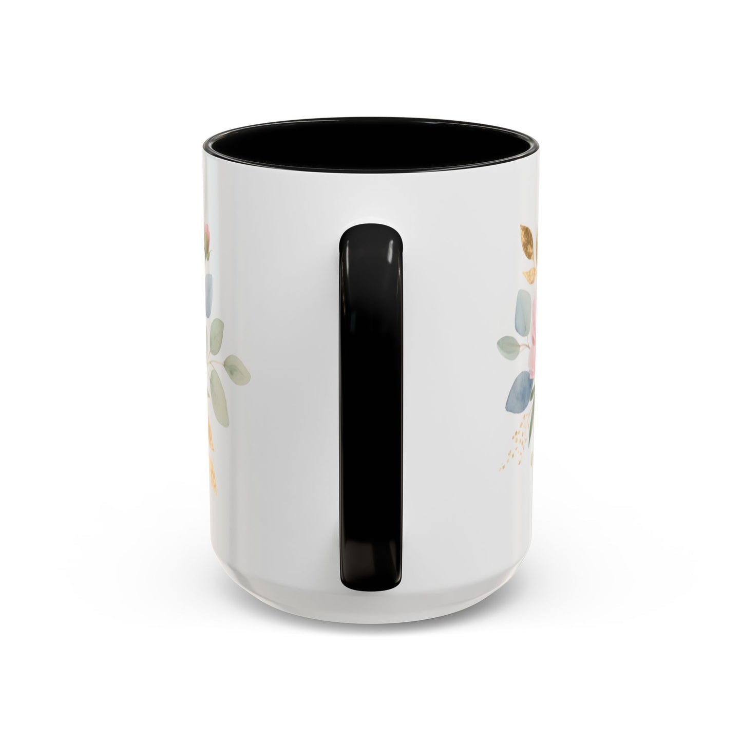 Grace Upon Grace Floral Coffee Mug — John 1:16 Scripture Accent Mug