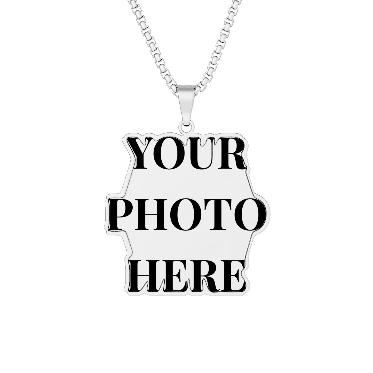 Made for You Custom Cut Photo Pendant | Personalized Memorial Necklace | Thoughtful gift for Him or Her