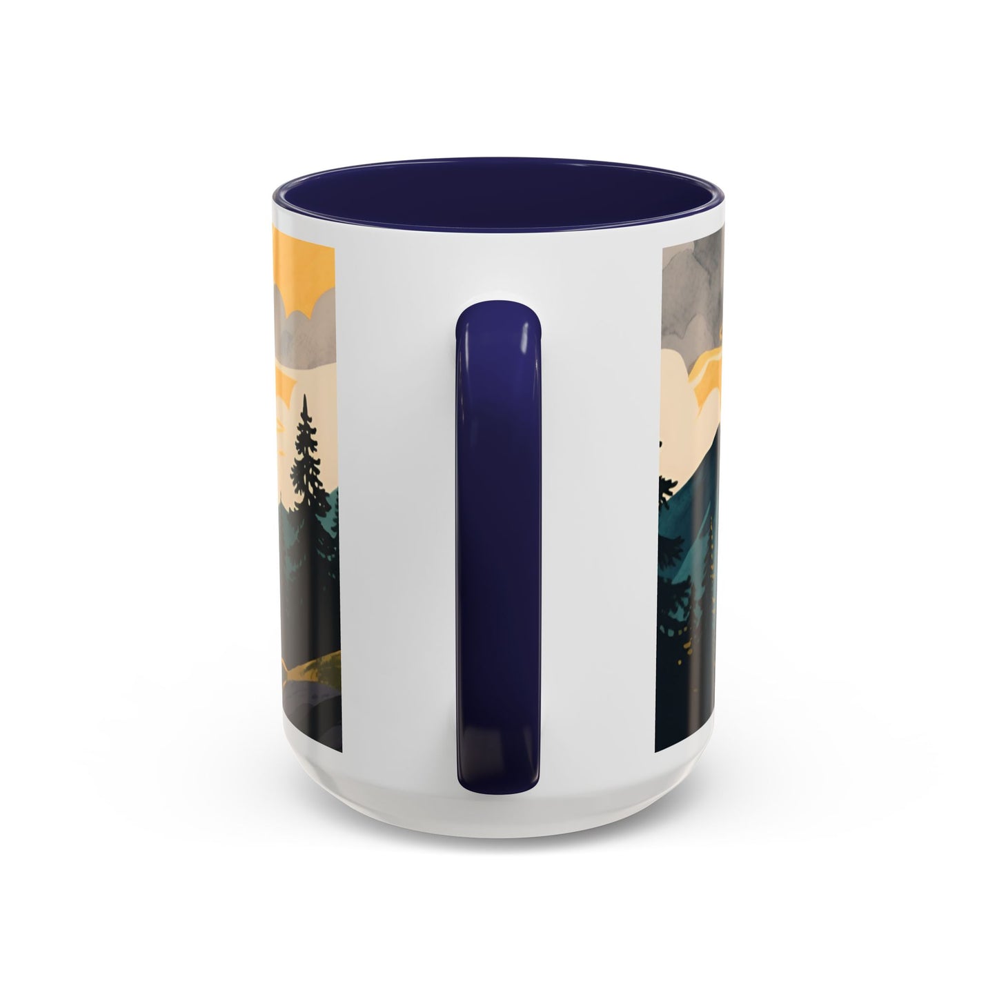 Faith Can Move Mountains Coffee Mug — Matthew 17:20 Inspirational Accent Mug